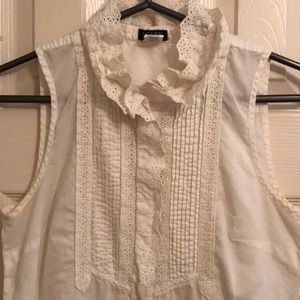J. Crew off-white top